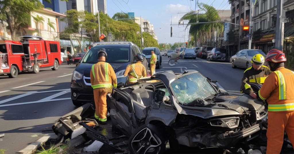 Serious Injuries in Car-Motorbike Collision at Intersection in Sala Baganza