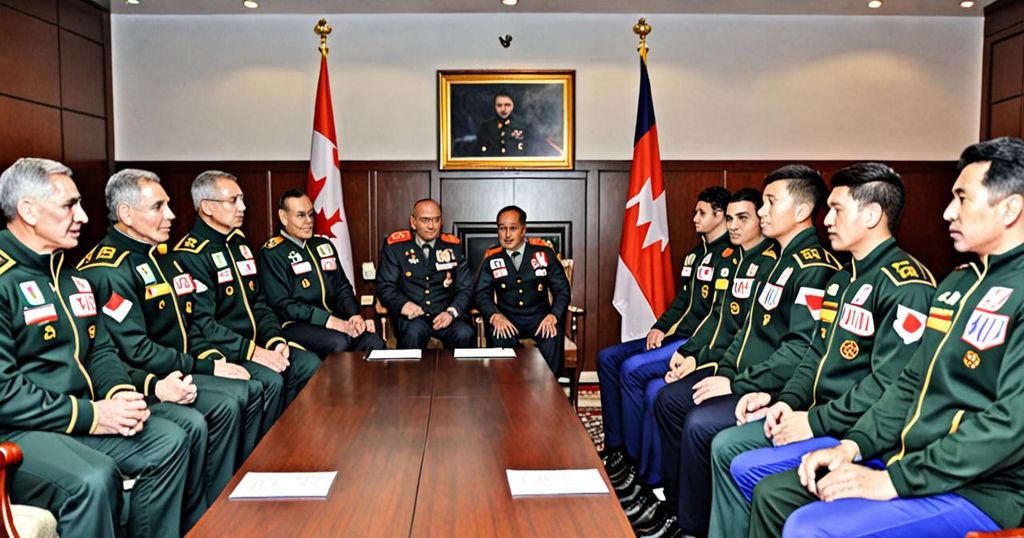 A Visit from the Army Chief: Boosting Morale for the National Hockey Team
